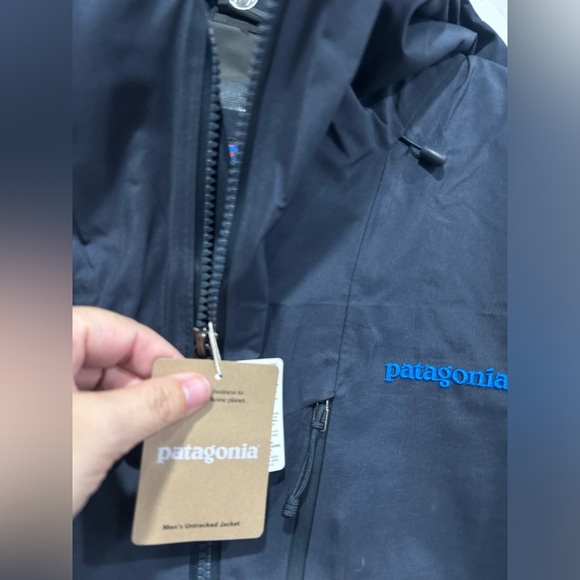 Patagonia Men's Medium Untracked Snow Jacket Ski Snowboard Endless Blue NWT - Picture 4 of 16